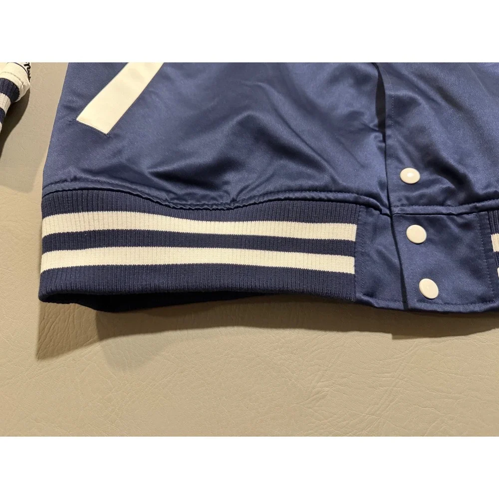Mitchell & Ness Dallas Cowboys Jacket Mens XL Blue NEW Satin Varsity Throwback